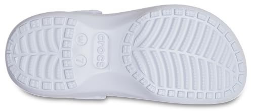 Crocs Women's Classic Platform Clog, White,