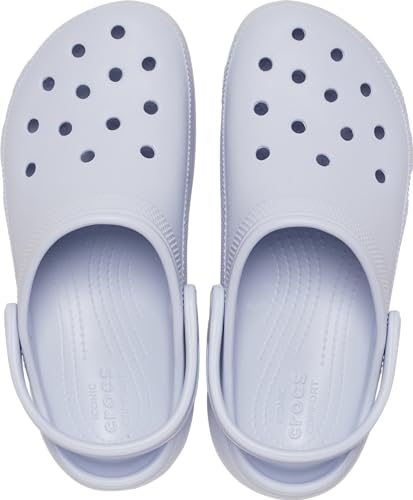 Crocs Women's Classic Platform Clog, White,