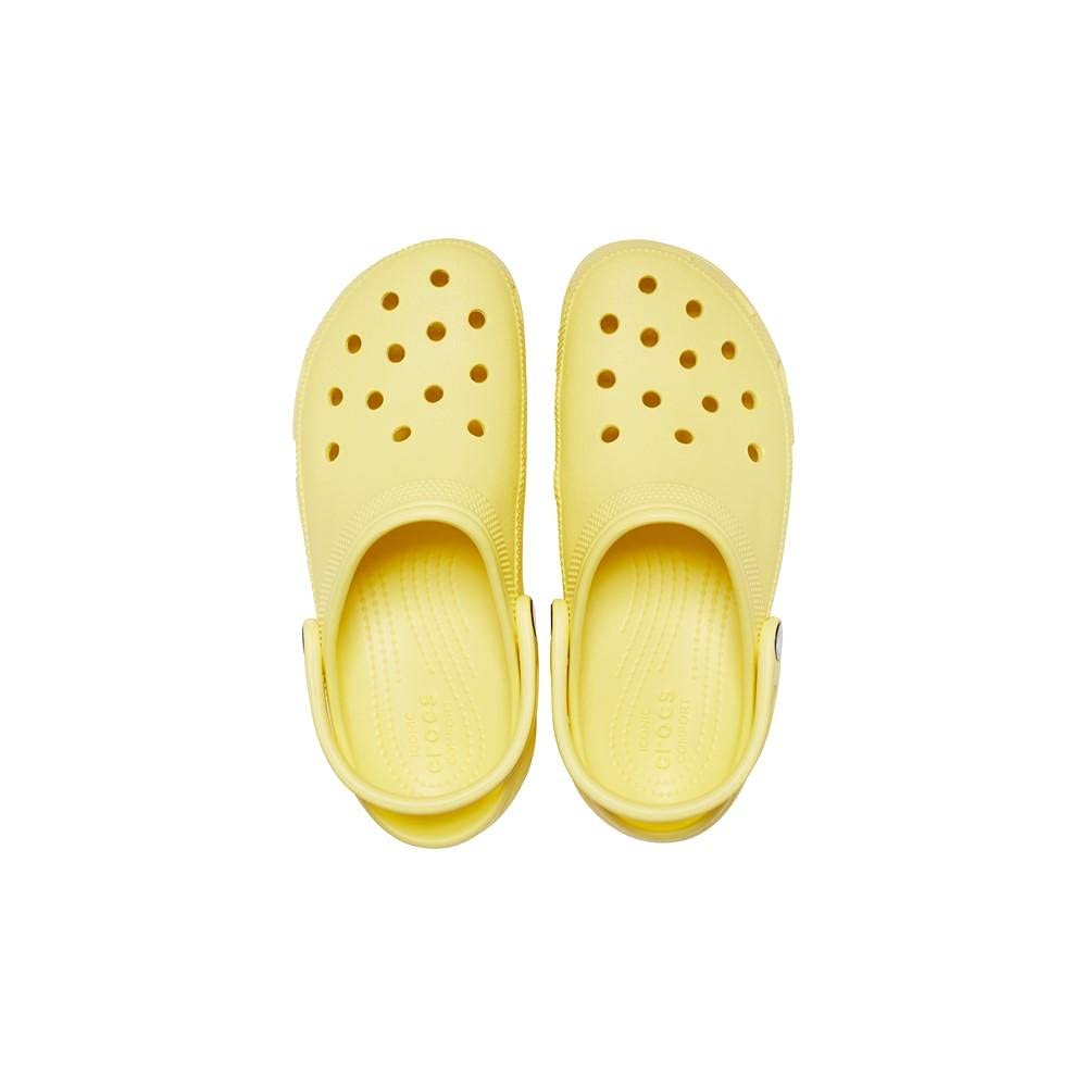 Crocs Women's Classic Platform Clog, White,