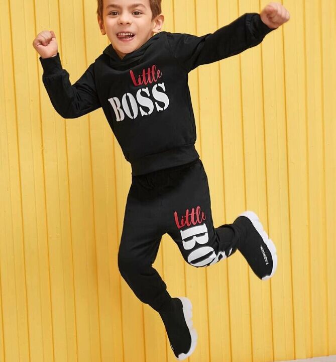 Boys Two-piece hooded sweater and pants