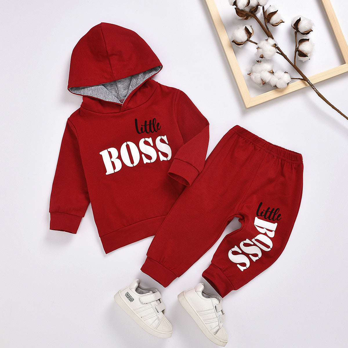 Boys Two-piece hooded sweater and pants