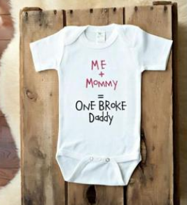 Me+Mommy baby romper