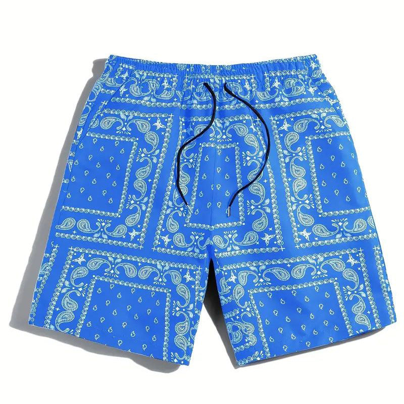 Men's Loose Straight Beach Shorts