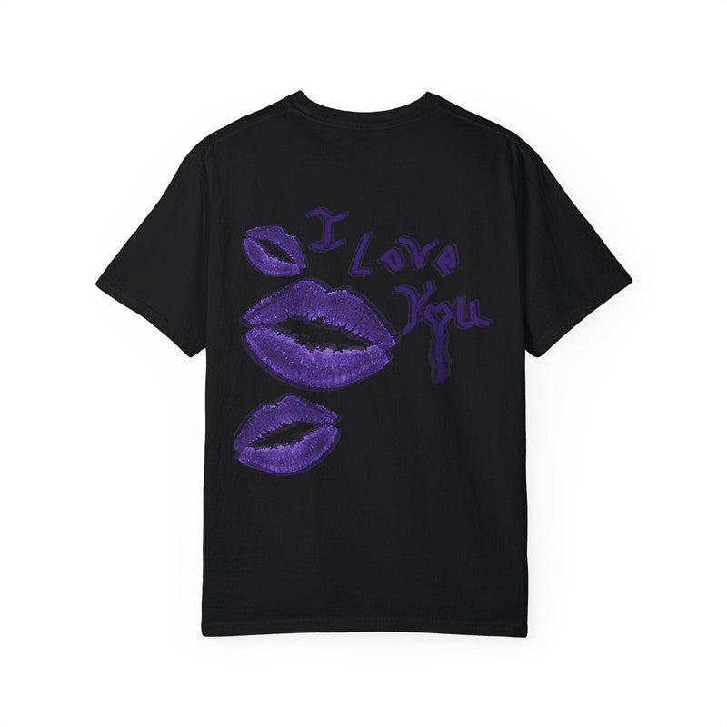 I Love You Cotton T-shirt Round Neck