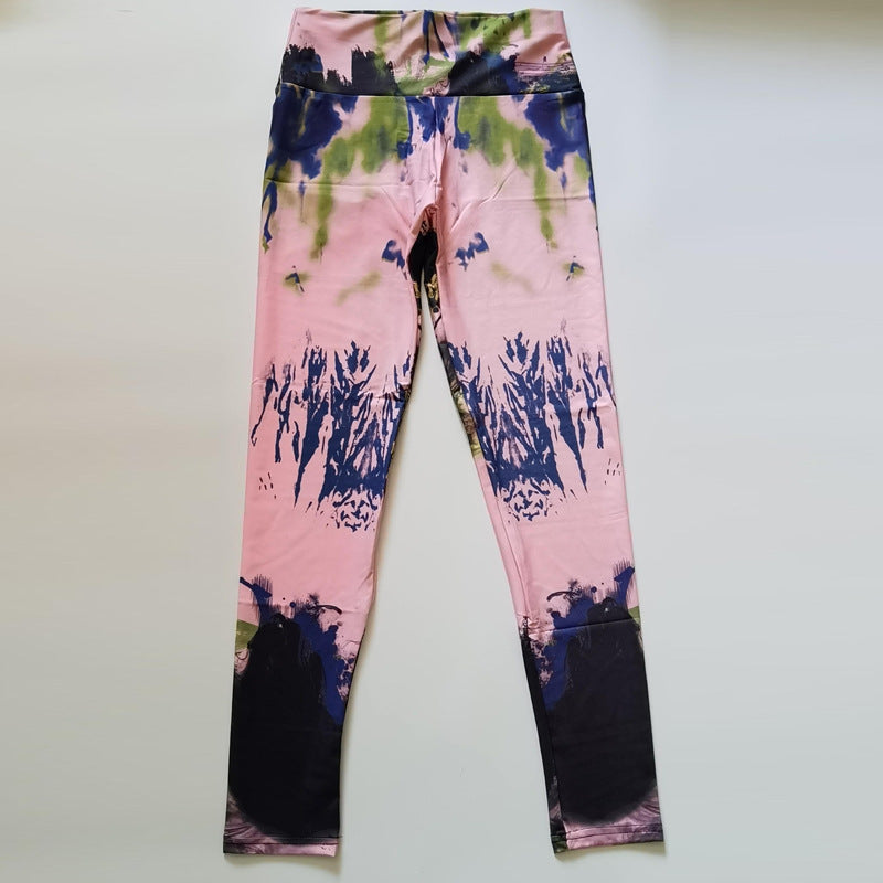 Womens Artistic Yoga Leggings