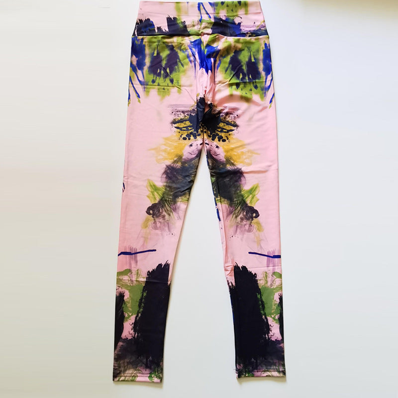 Womens Artistic Yoga Leggings