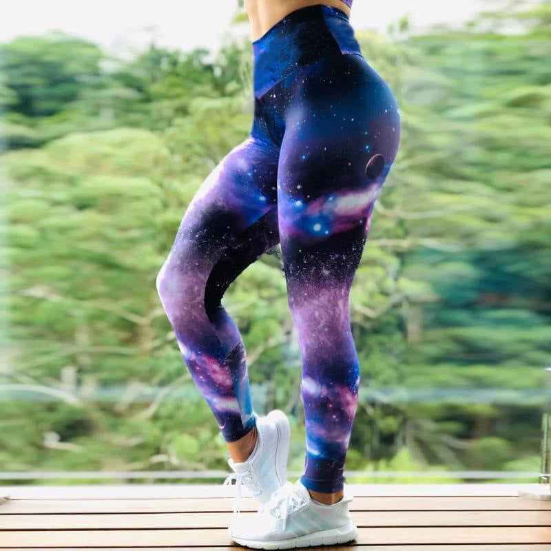 Womens Artistic Yoga Leggings