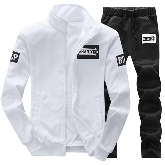 Men's Casual Two-Piece Suit Set