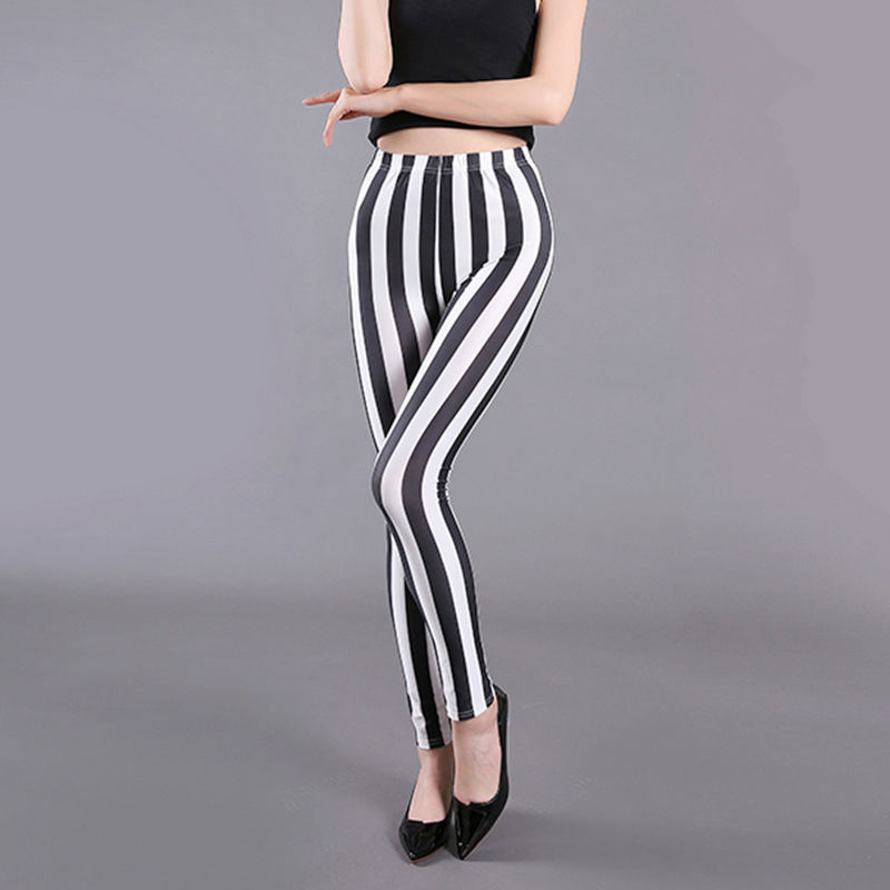 Thin cropped cotton flanal leggings