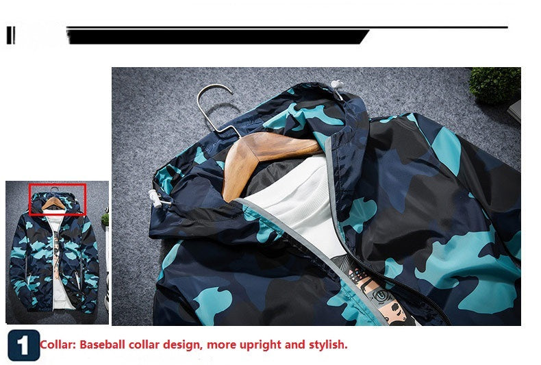 Covrlge Men Camouflage Jackets