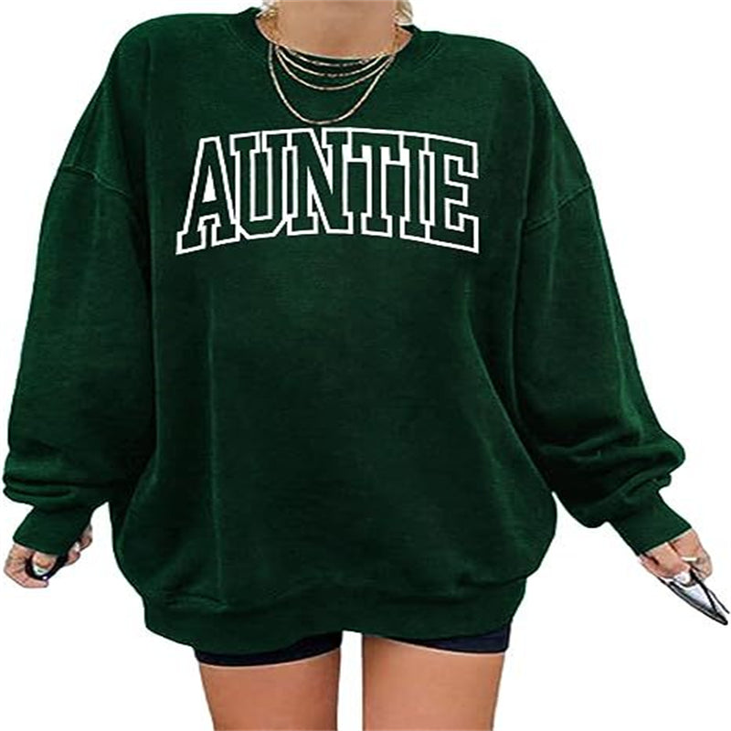 Auntie Oversized Round-neck Sweater