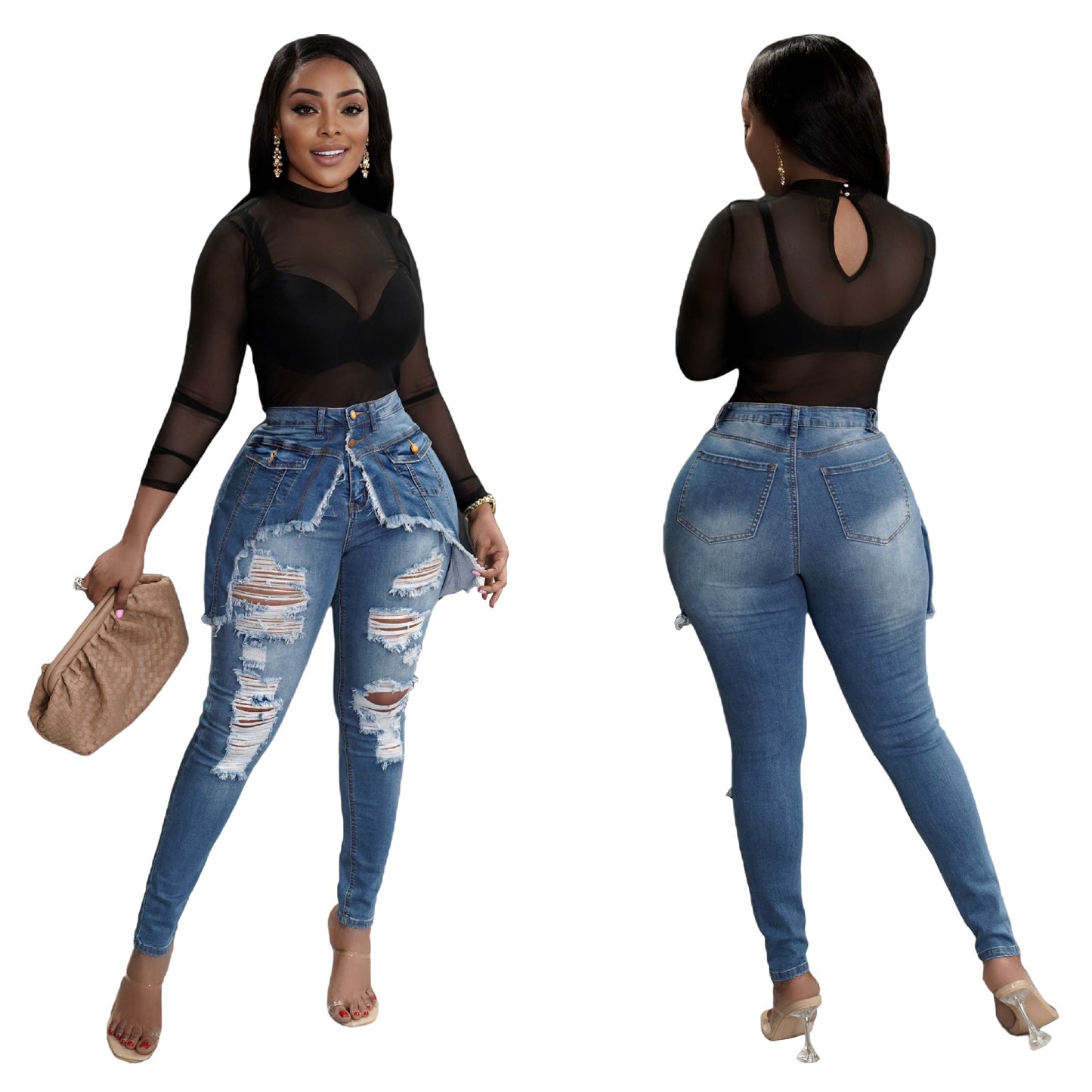Women's Wear Denim Skinny Jeans