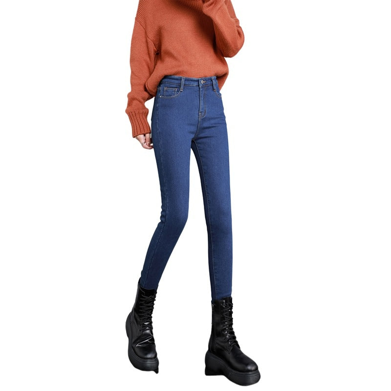 Velvet Denim Female Stretch Pants