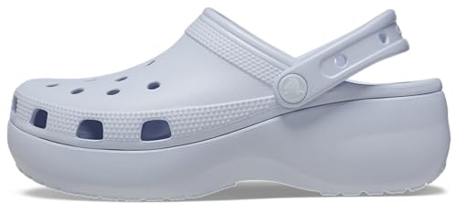 Crocs Women's Classic Platform Clog, White,
