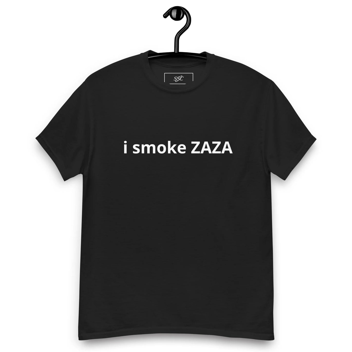 Mens "I Smoke Zaza" Casual Round Neck tshirt