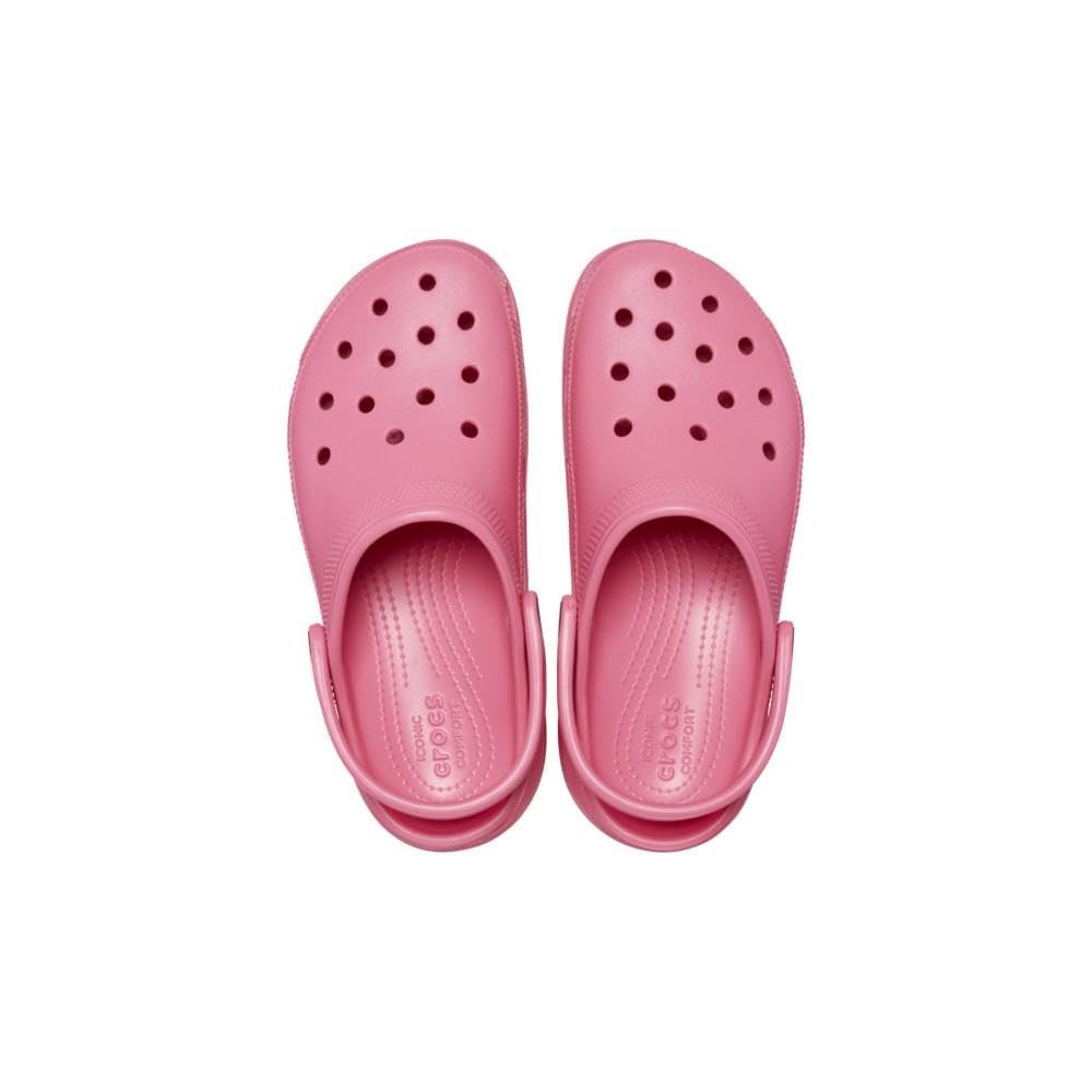 Crocs Women's Classic Platform Clog, White,