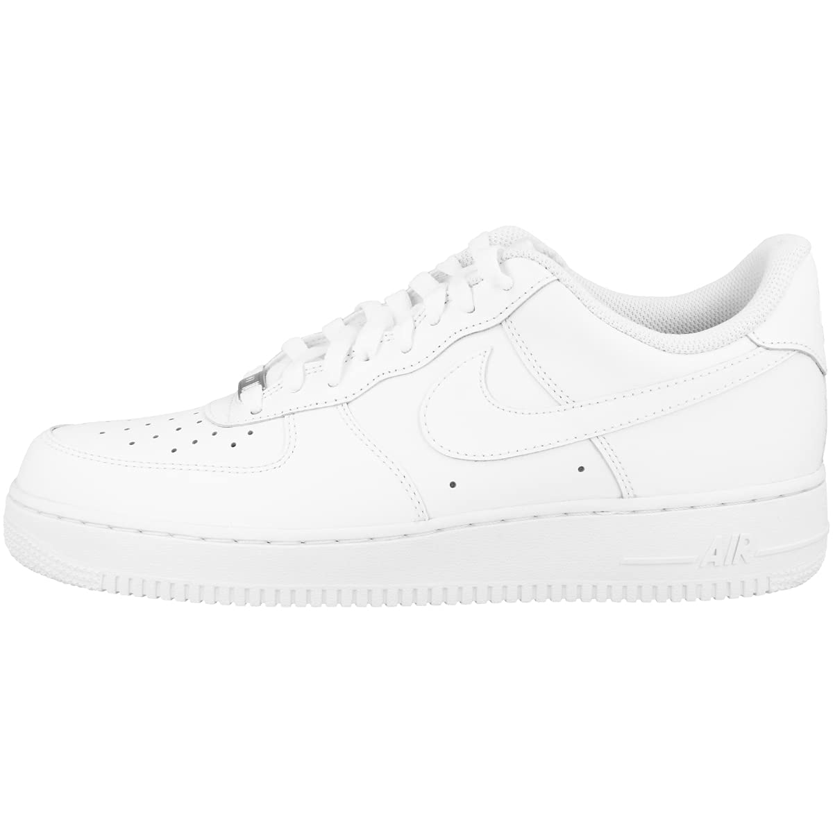 Nike Air Force 1 '07 Low Mens Basketball Shoes (Men's 10.5 Medium, White/White)