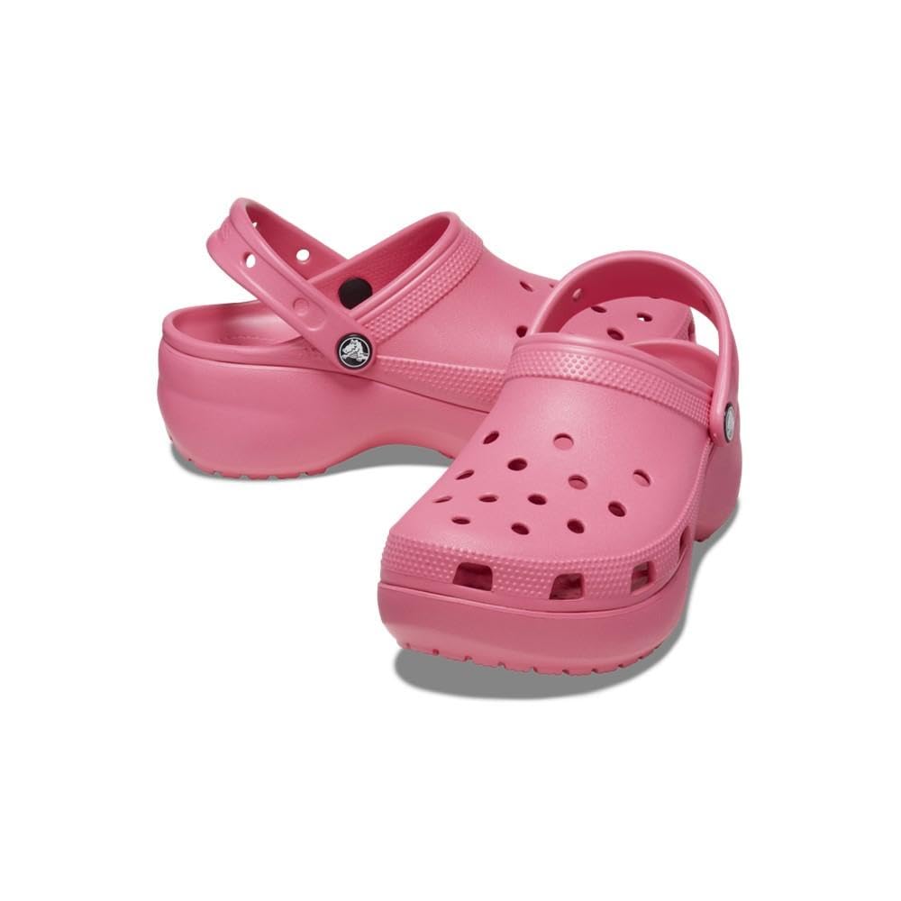 Crocs Women's Classic Platform Clog, White,