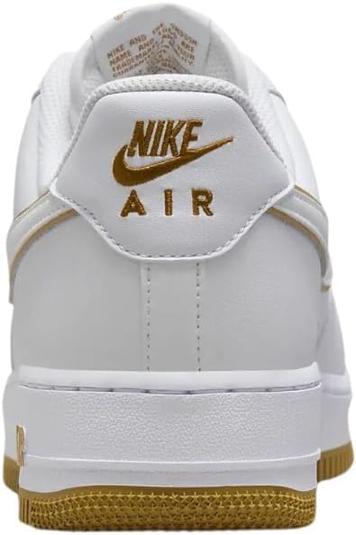 Nike Air Force 1 '07 Low Mens Basketball Shoes (Men's 10.5 Medium, White/White)