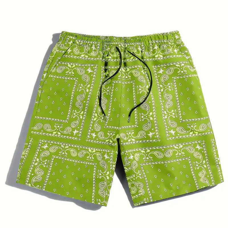 Men's Loose Straight Beach Shorts