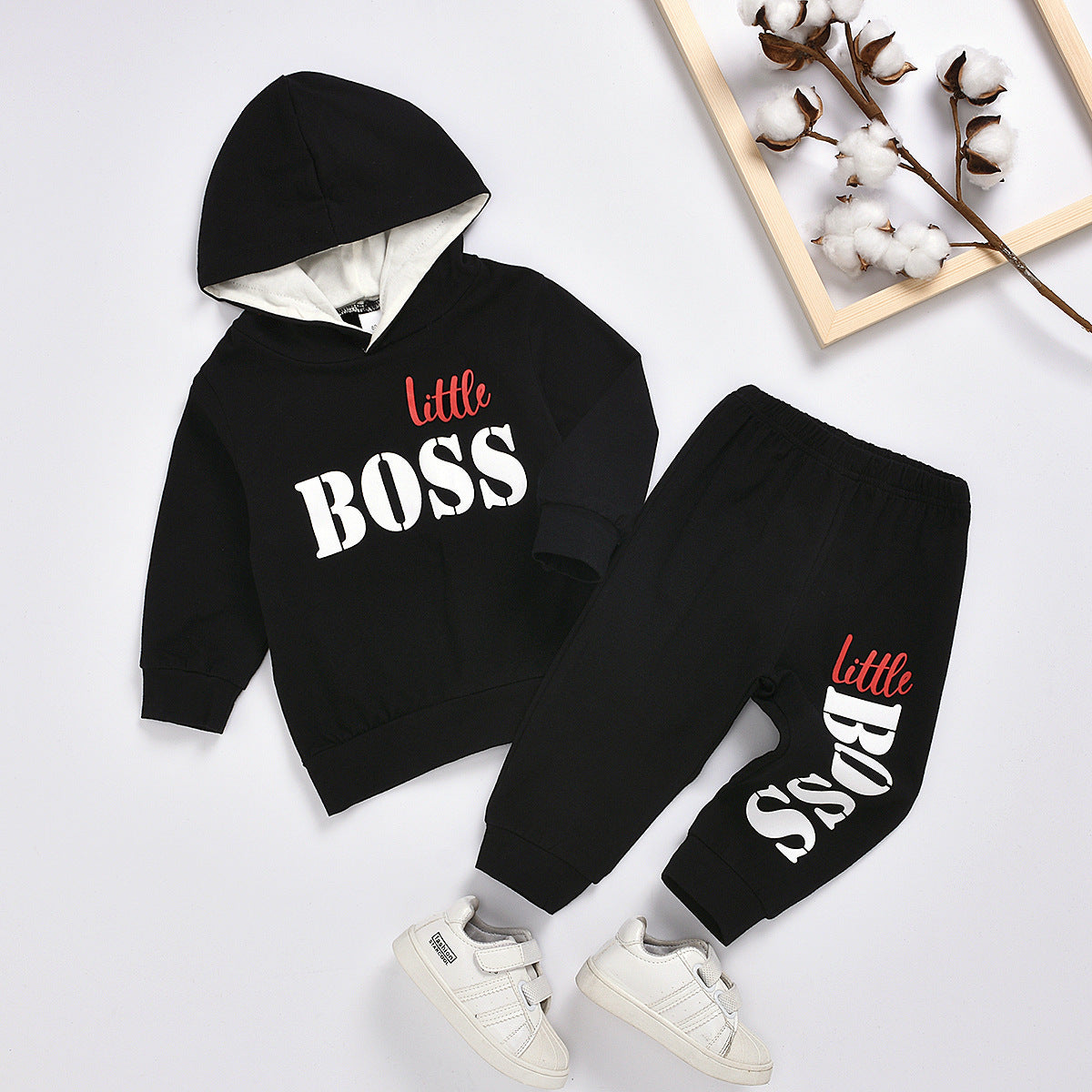 Boys Two-piece hooded sweater and pants