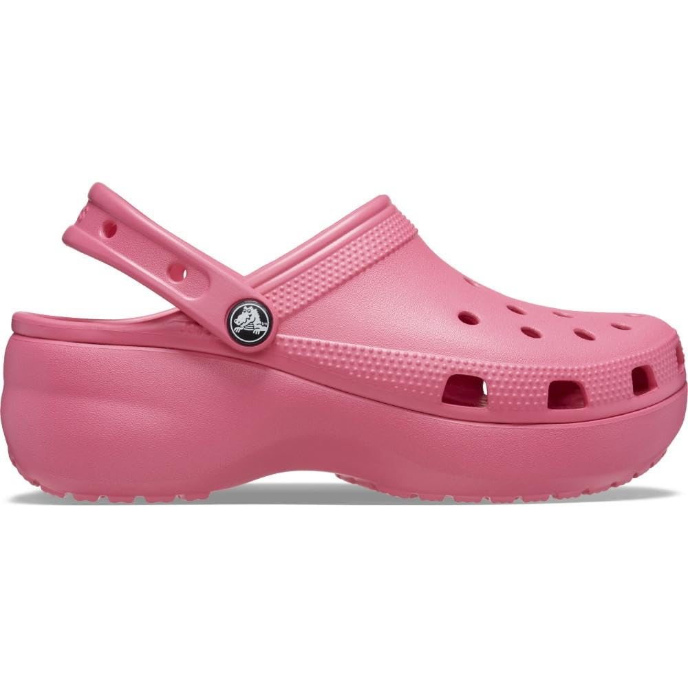 Crocs Women's Classic Platform Clog, White,