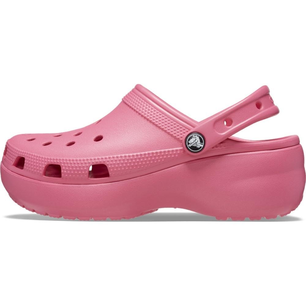 Crocs Women's Classic Platform Clog, White,