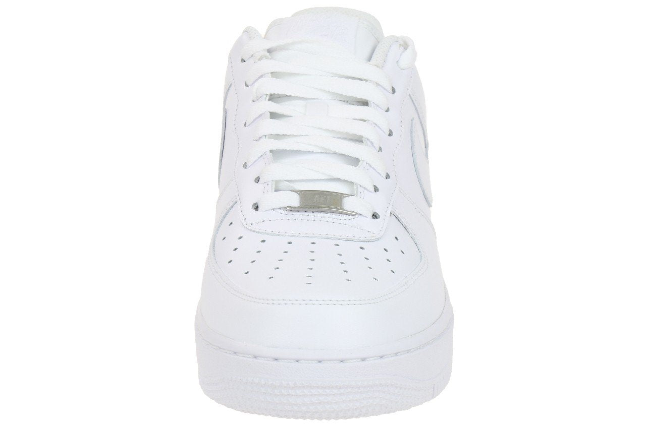 Nike Air Force 1 '07 Low Mens Basketball Shoes (Men's 10.5 Medium, White/White)