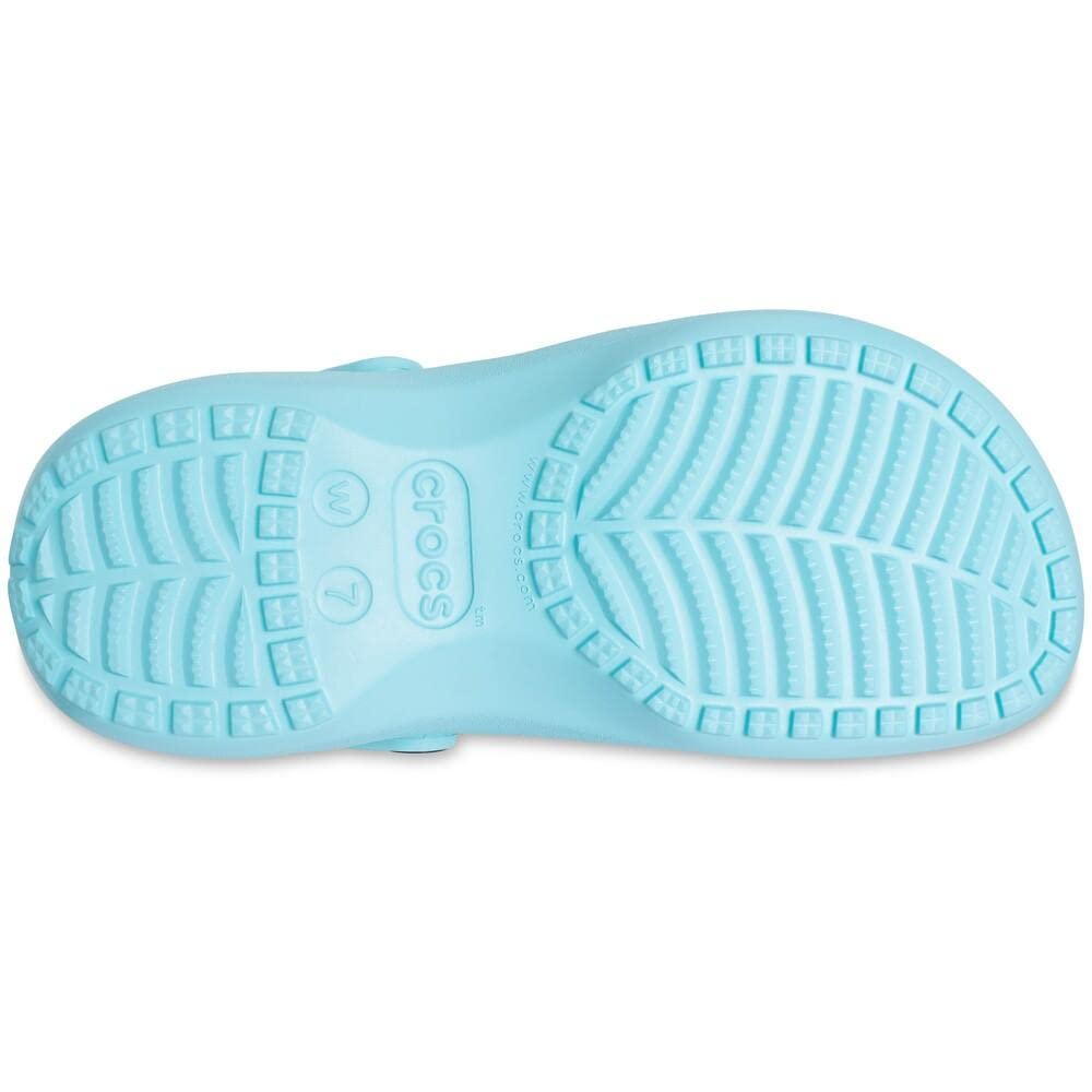 Crocs Women's Classic Platform Clog, White,