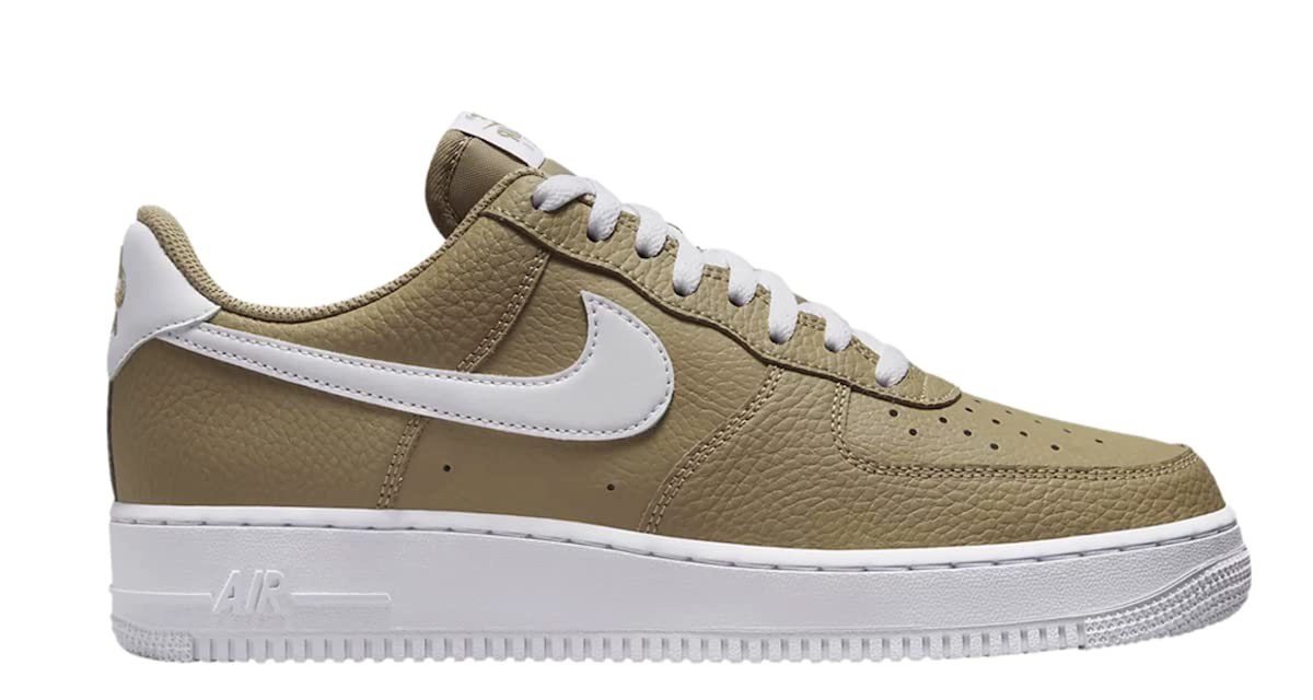 Nike Air Force 1 '07 Low Mens Basketball Shoes (Men's 10.5 Medium, White/White)