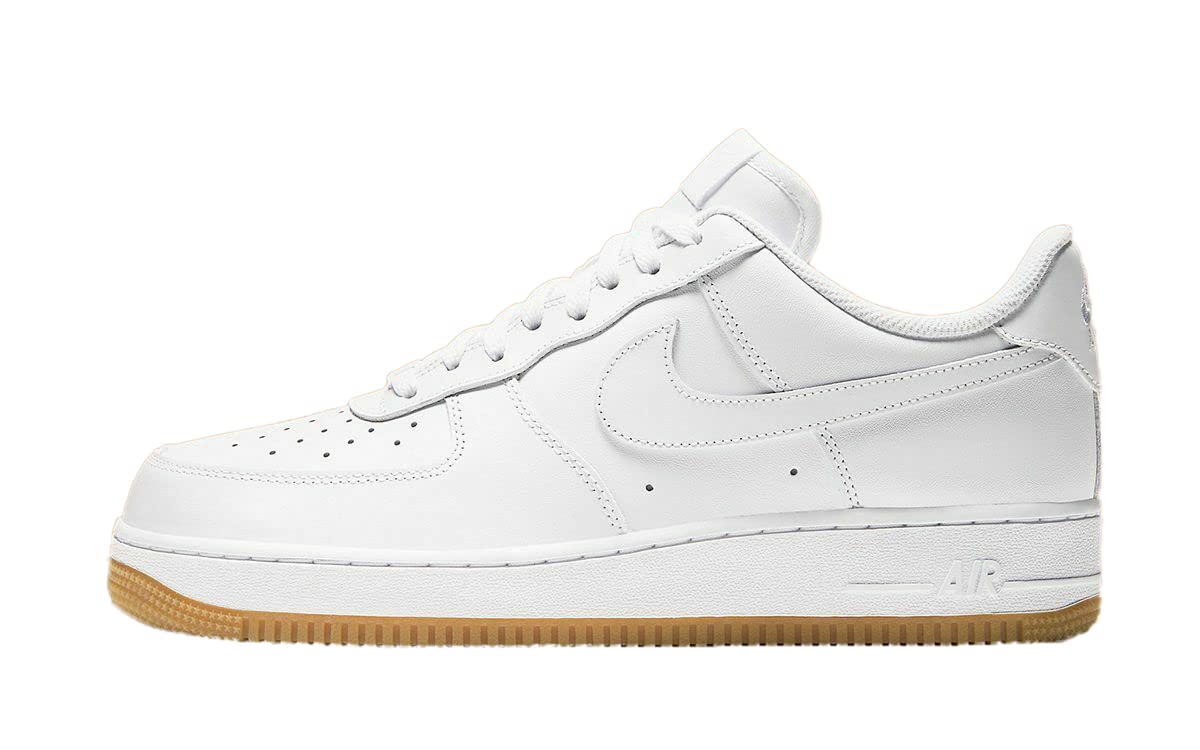 Nike Air Force 1 '07 Low Mens Basketball Shoes (Men's 10.5 Medium, White/White)