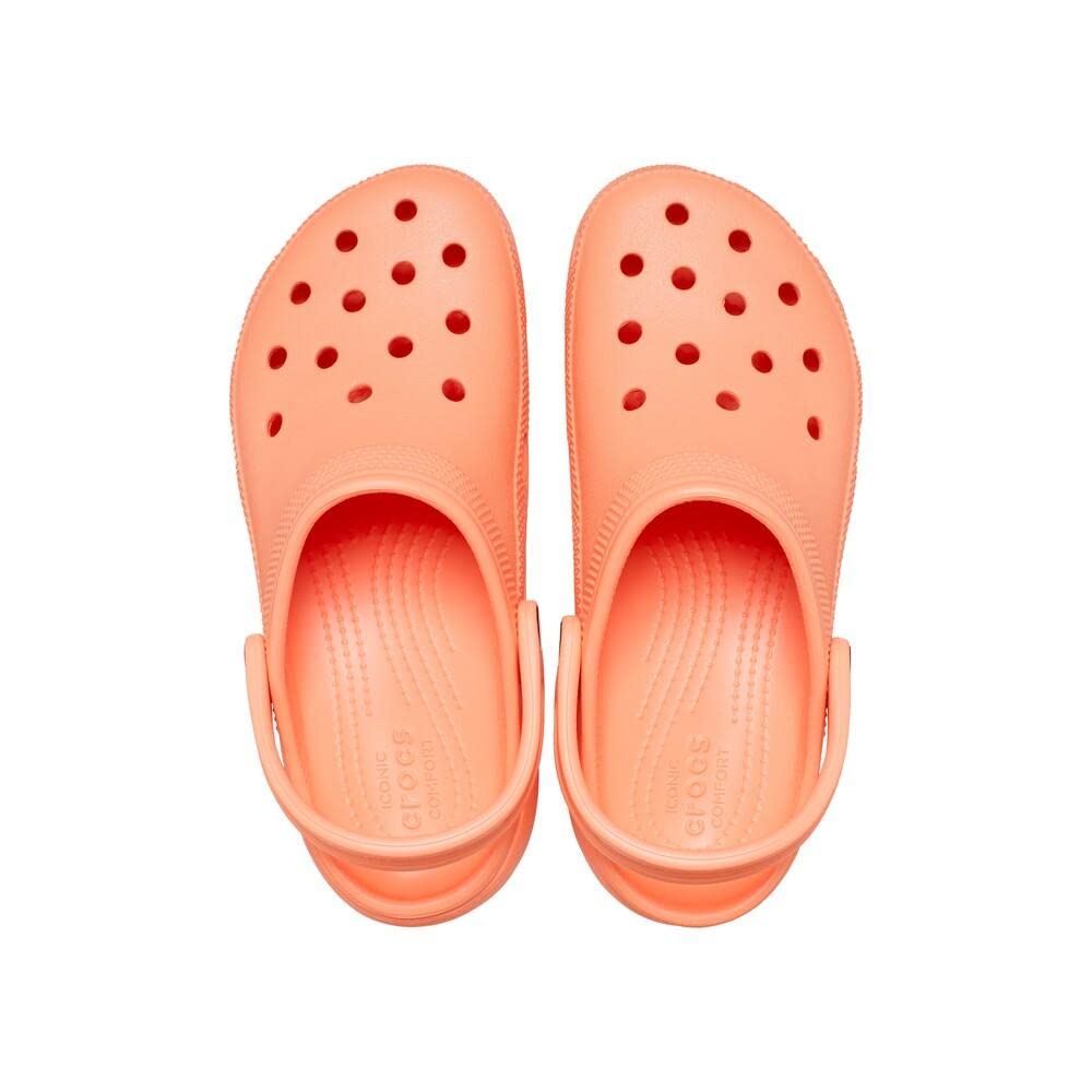 Crocs Women's Classic Platform Clog, White,