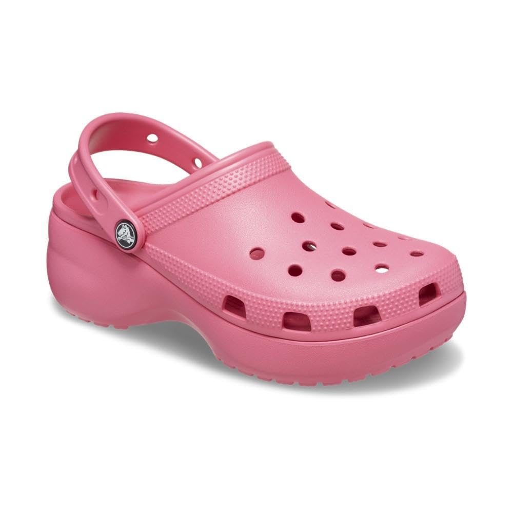 Crocs Women's Classic Platform Clog, White,