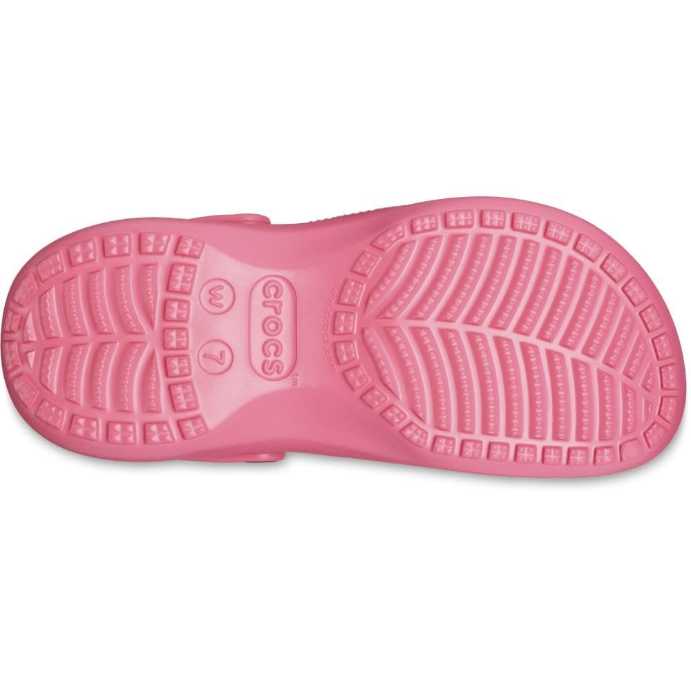 Crocs Women's Classic Platform Clog, White,
