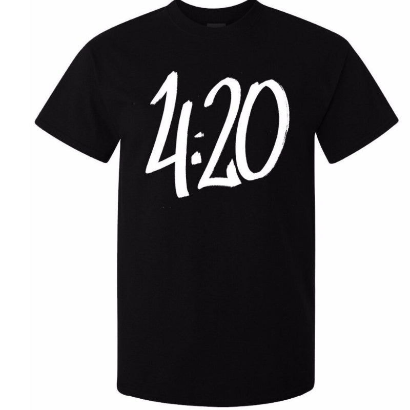 "420" Casual Round Neck Short Sleeves T-shirt