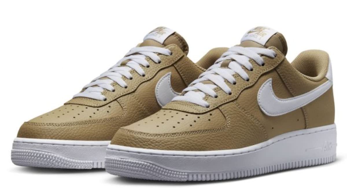 Nike Air Force 1 '07 Low Mens Basketball Shoes (Men's 10.5 Medium, White/White)