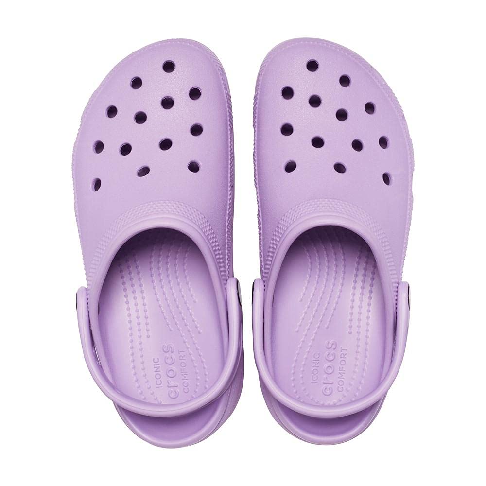 Crocs Women's Classic Platform Clog, White,