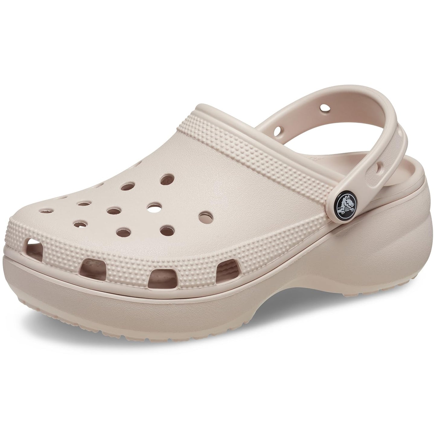 Crocs Women's Classic Platform Clog, White,