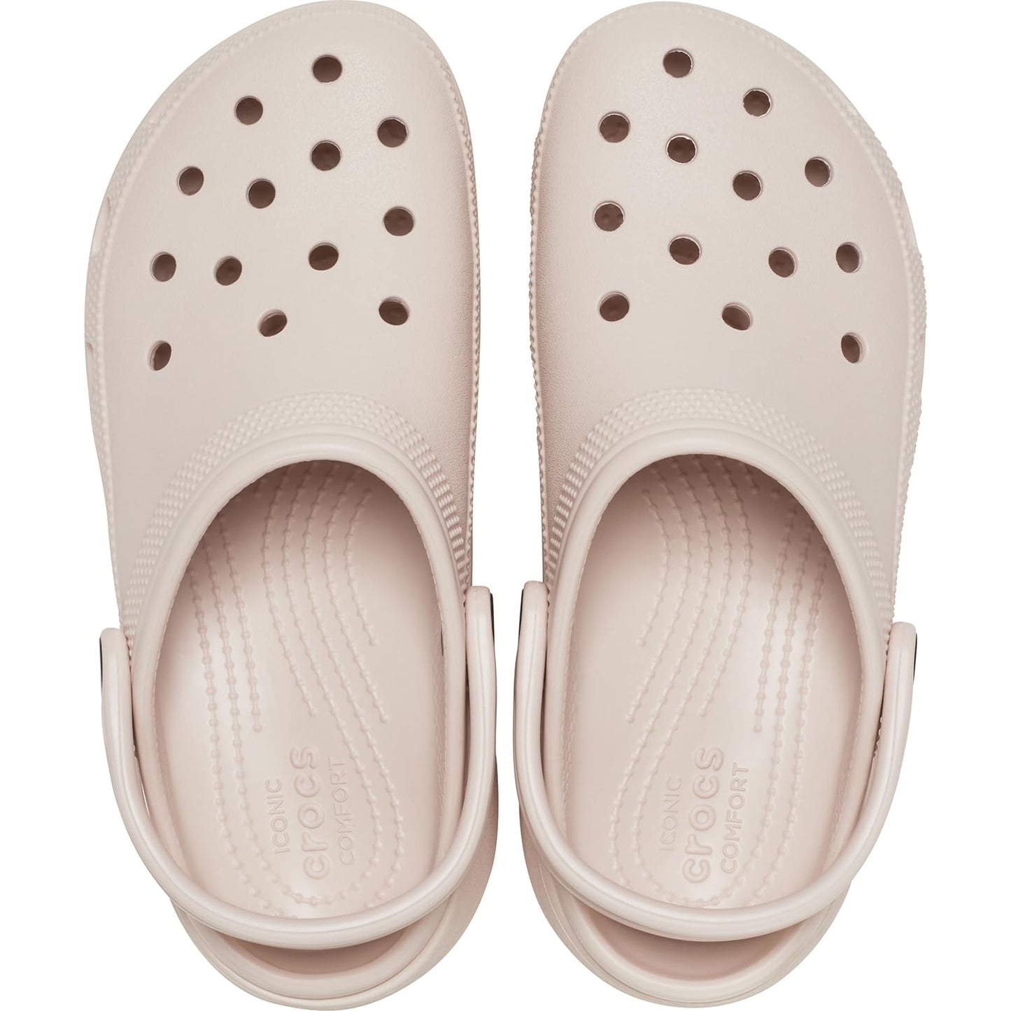 Crocs Women's Classic Platform Clog, White,