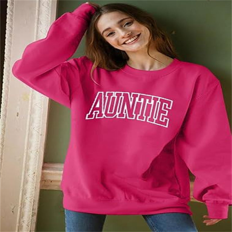 Auntie Oversized Round-neck Sweater