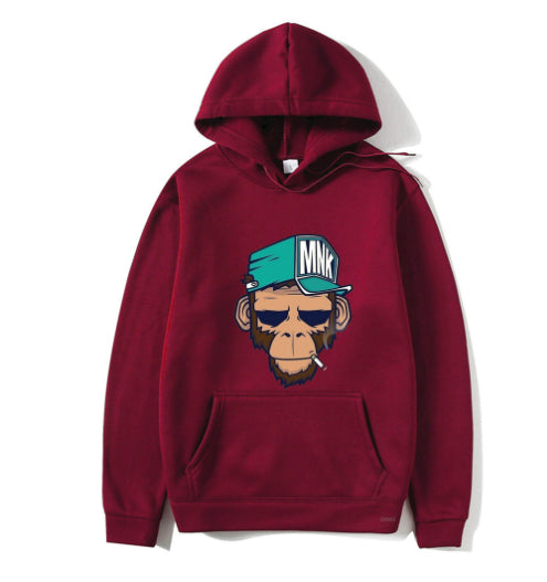 Mens Smoking Monkey Hoodie