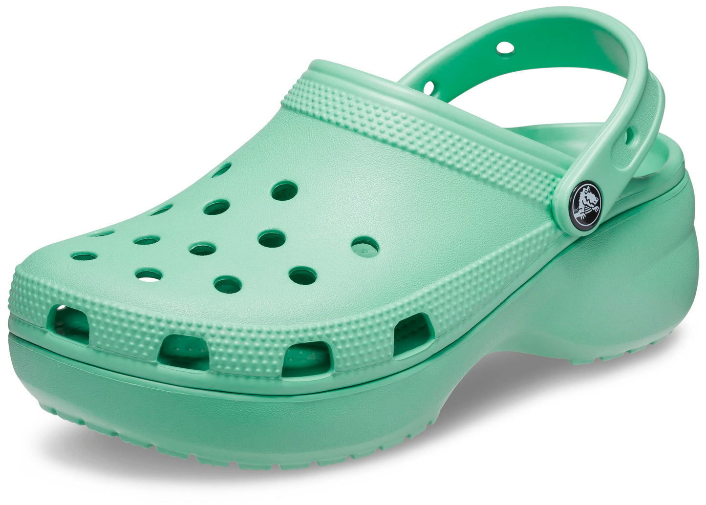 Crocs Women's Classic Platform Clog, White,
