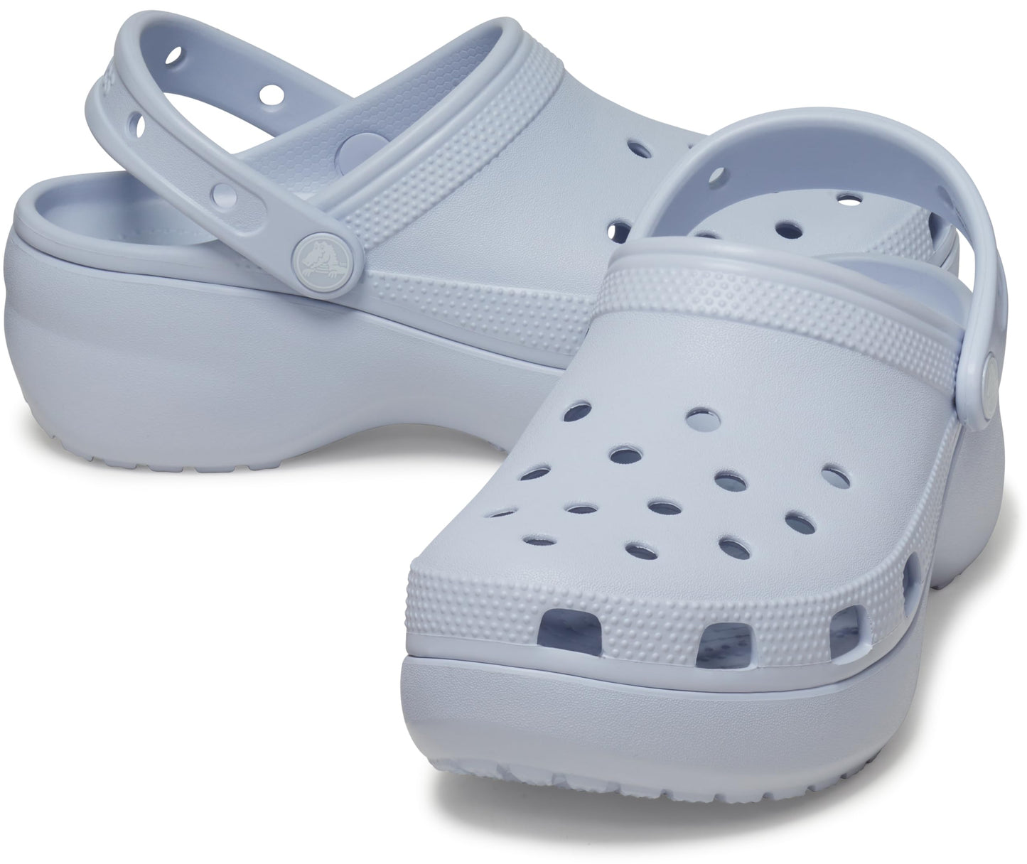 Crocs Women's Classic Platform Clog, White,
