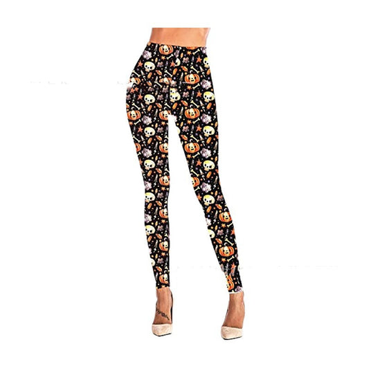 Halloween Women's Slim Fit Stretch Yoga Pants