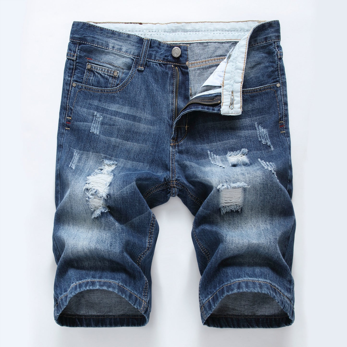 Simple cut Men's Casual Denim Shorts