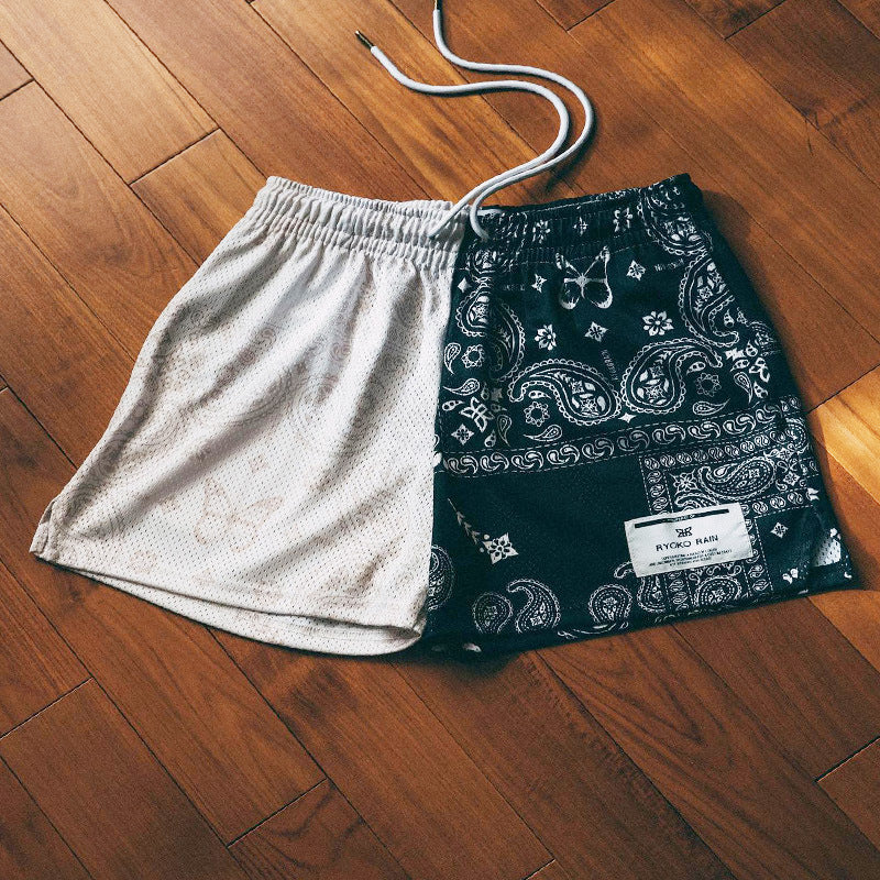 Paisley Shorts Mesh Basketball Shorts