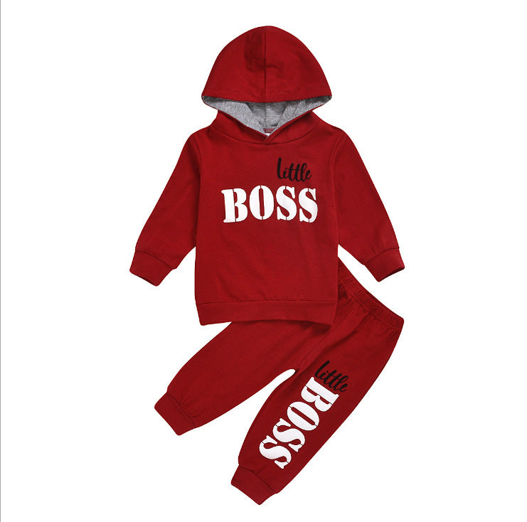 Boys Two-piece hooded sweater and pants