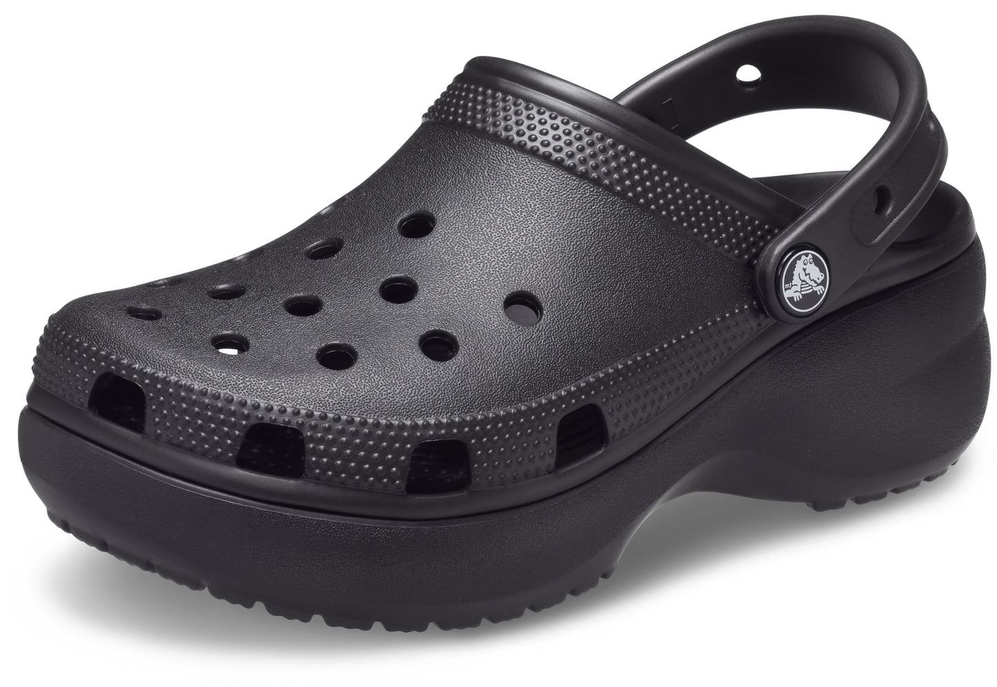 Crocs Women's Classic Platform Clog, White,