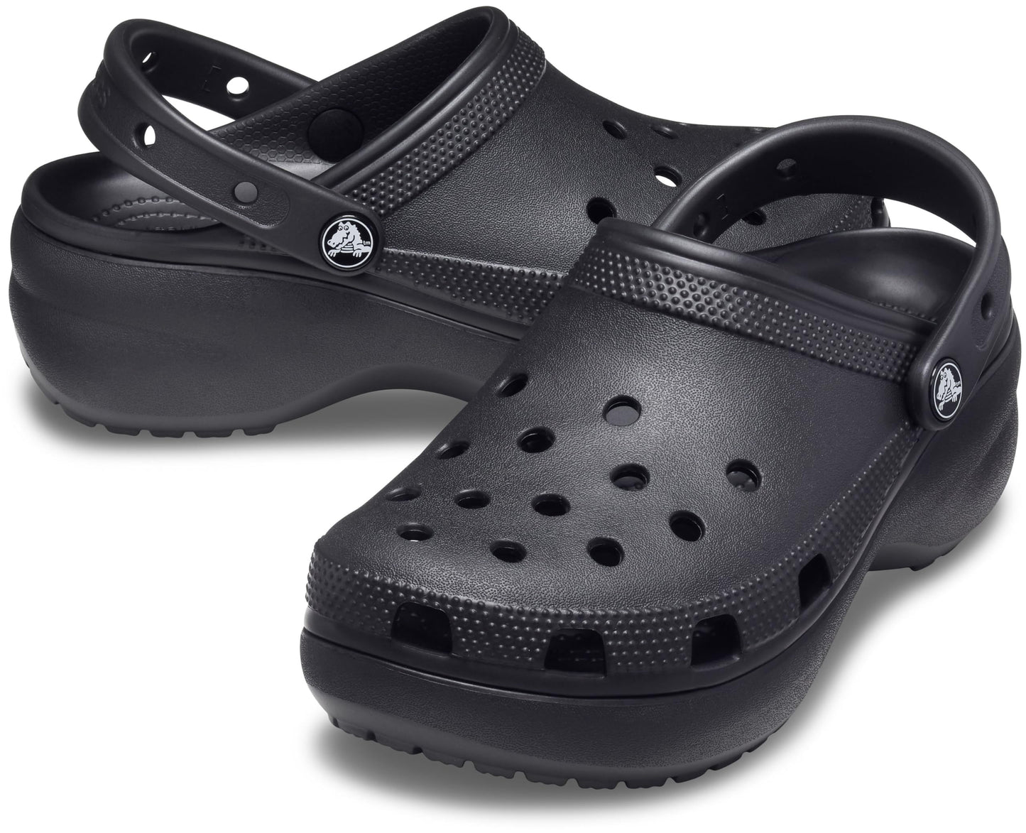 Crocs Women's Classic Platform Clog, White,