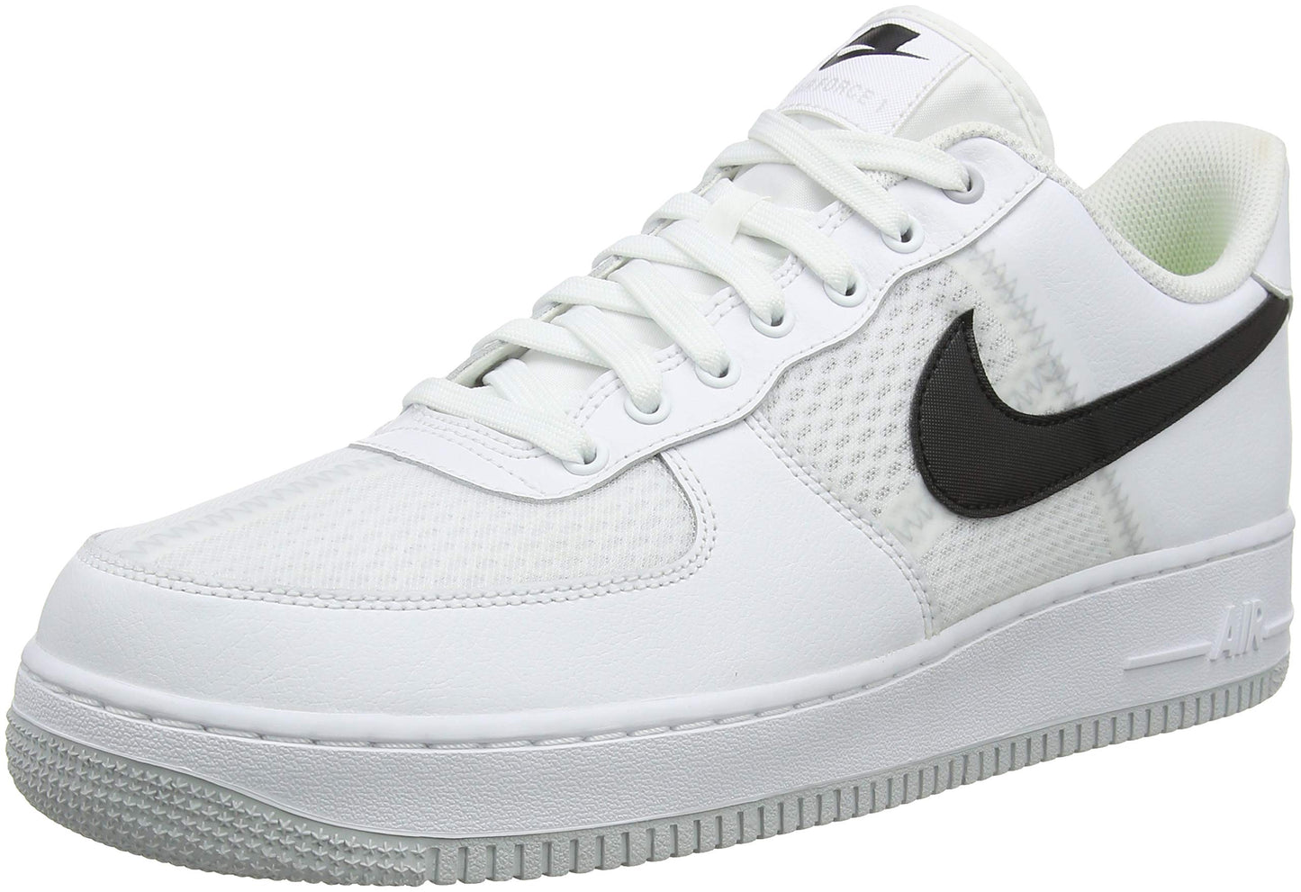 Nike Air Force 1 '07 Low Mens Basketball Shoes (Men's 10.5 Medium, White/White)